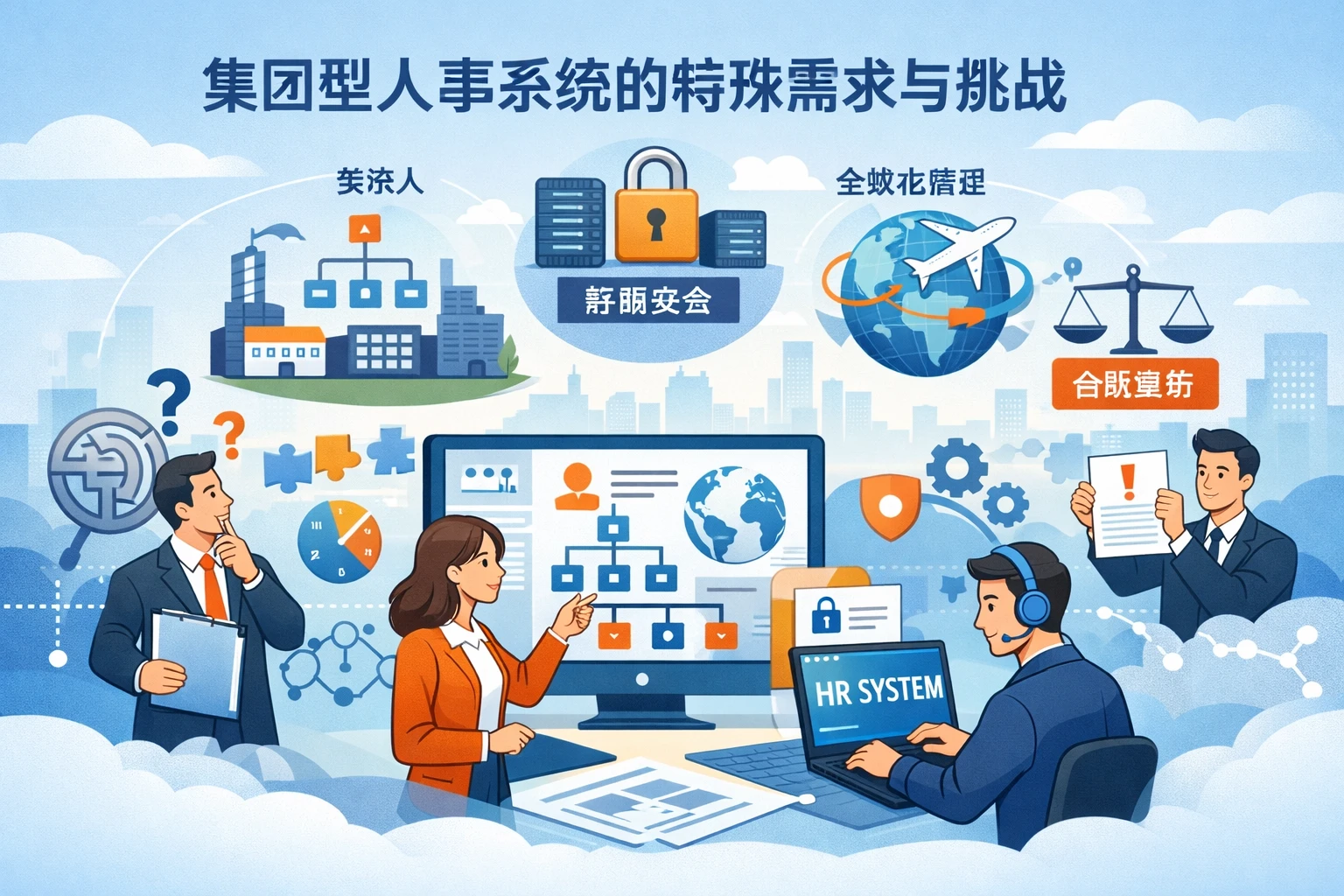 集团型人事系统的特殊需求与挑战