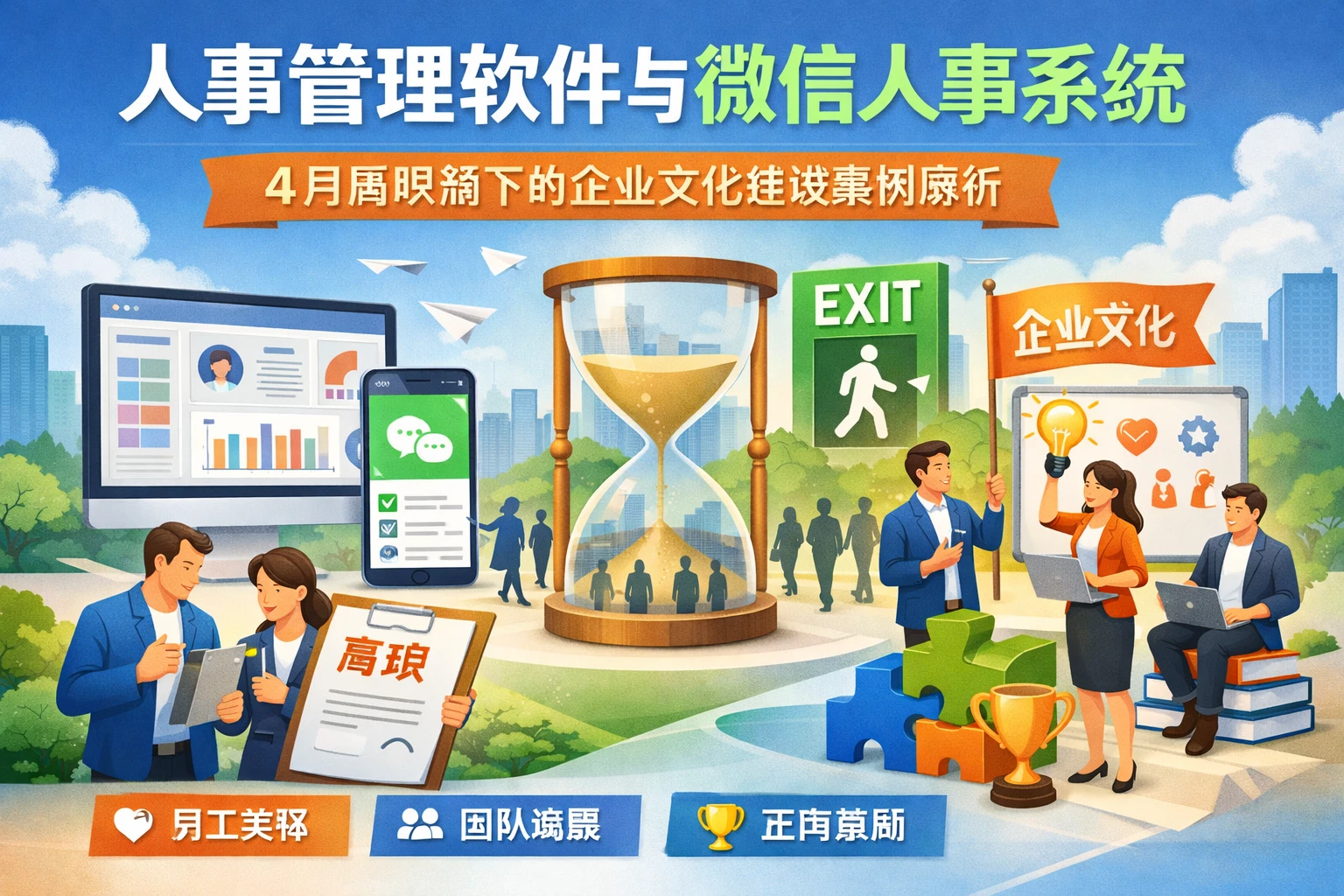 人事管理软件与微信人事系统：4月离职潮下的企业文化建设案例解析