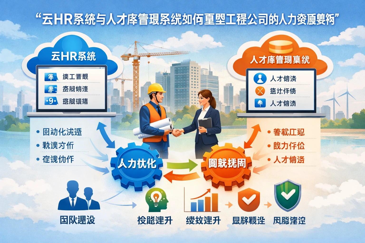 云HR系统与人才库管理系统如何重塑工程公司的人力资源架构