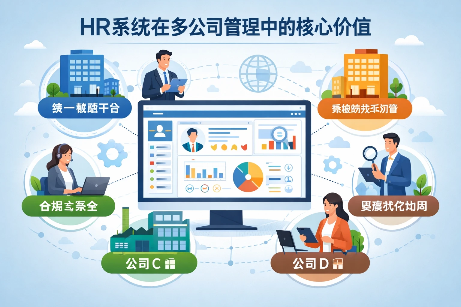 HR系统在多公司管理中的核心价值