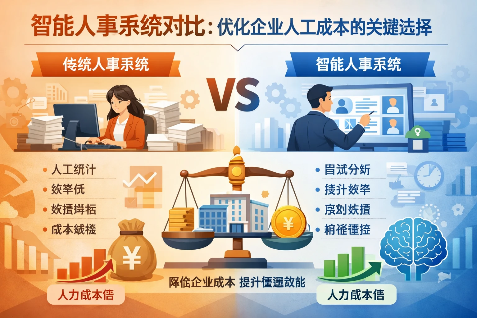 智能人事系统对比：优化企业人工成本的关键选择