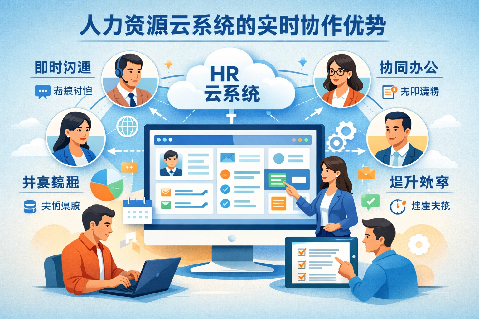 人力资源云系统的实时协作优势