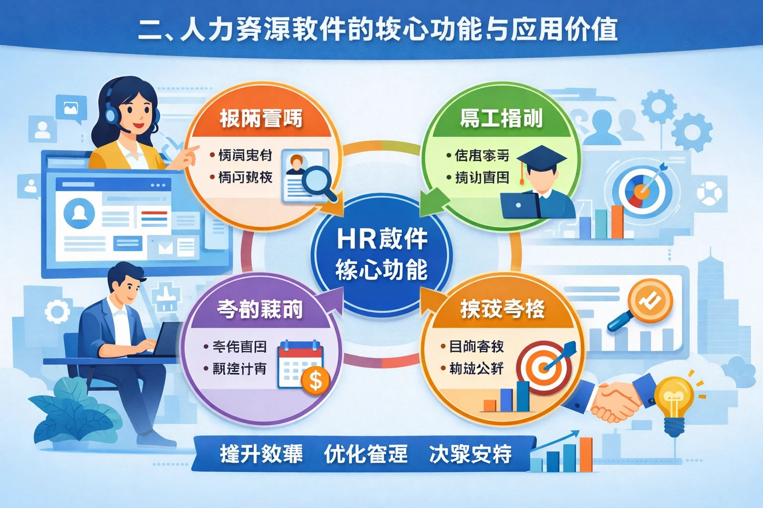 二、人力资源软件的核心功能与应用价值