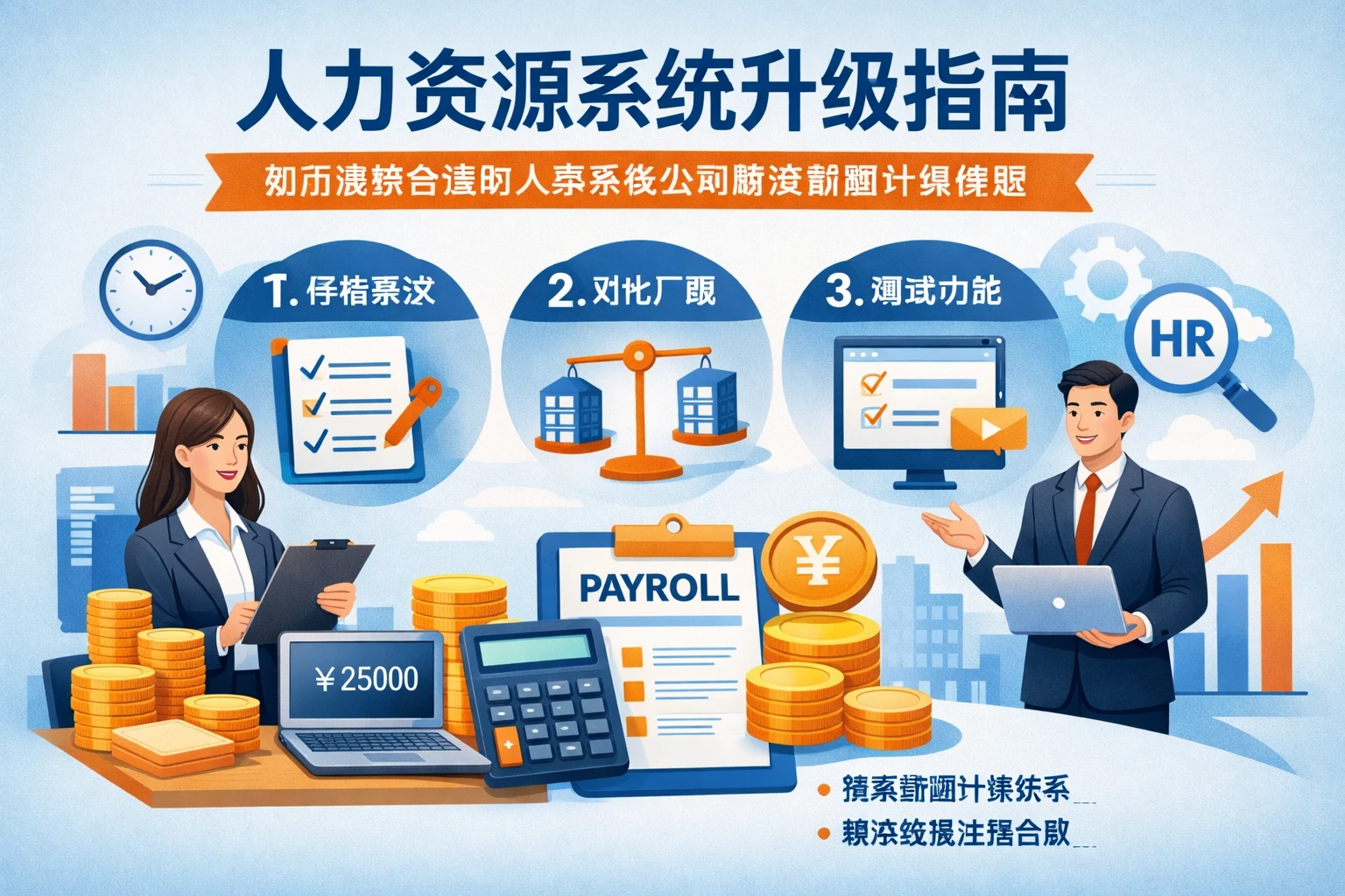 人力资源系统升级指南：如何选择合适的人事系统公司解决薪酬计算难题