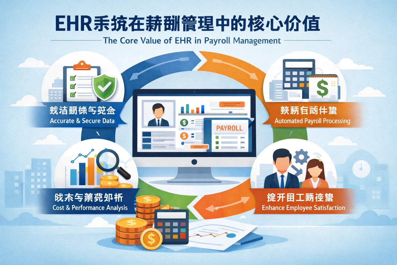 EHR系统在薪酬管理中的核心价值