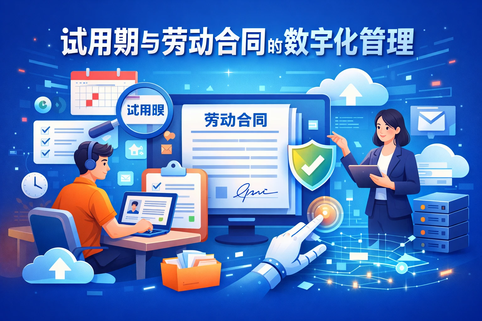试用期与劳动合同的数字化管理