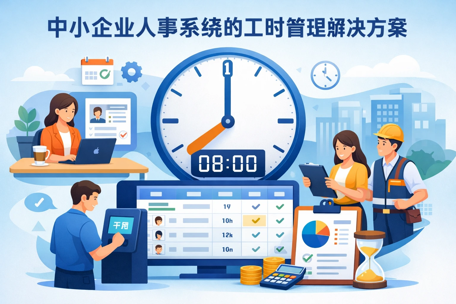 中小企业人事系统的工时管理解决方案