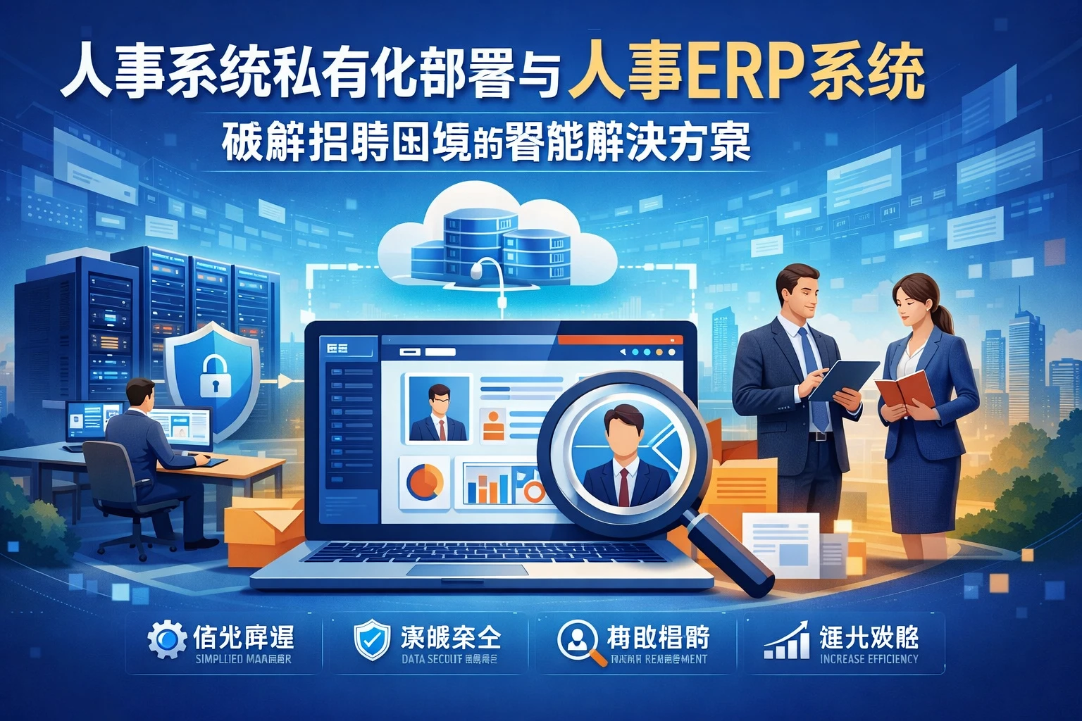 人事系统私有化部署与人事ERP系统：破解招聘困境的智能解决方案