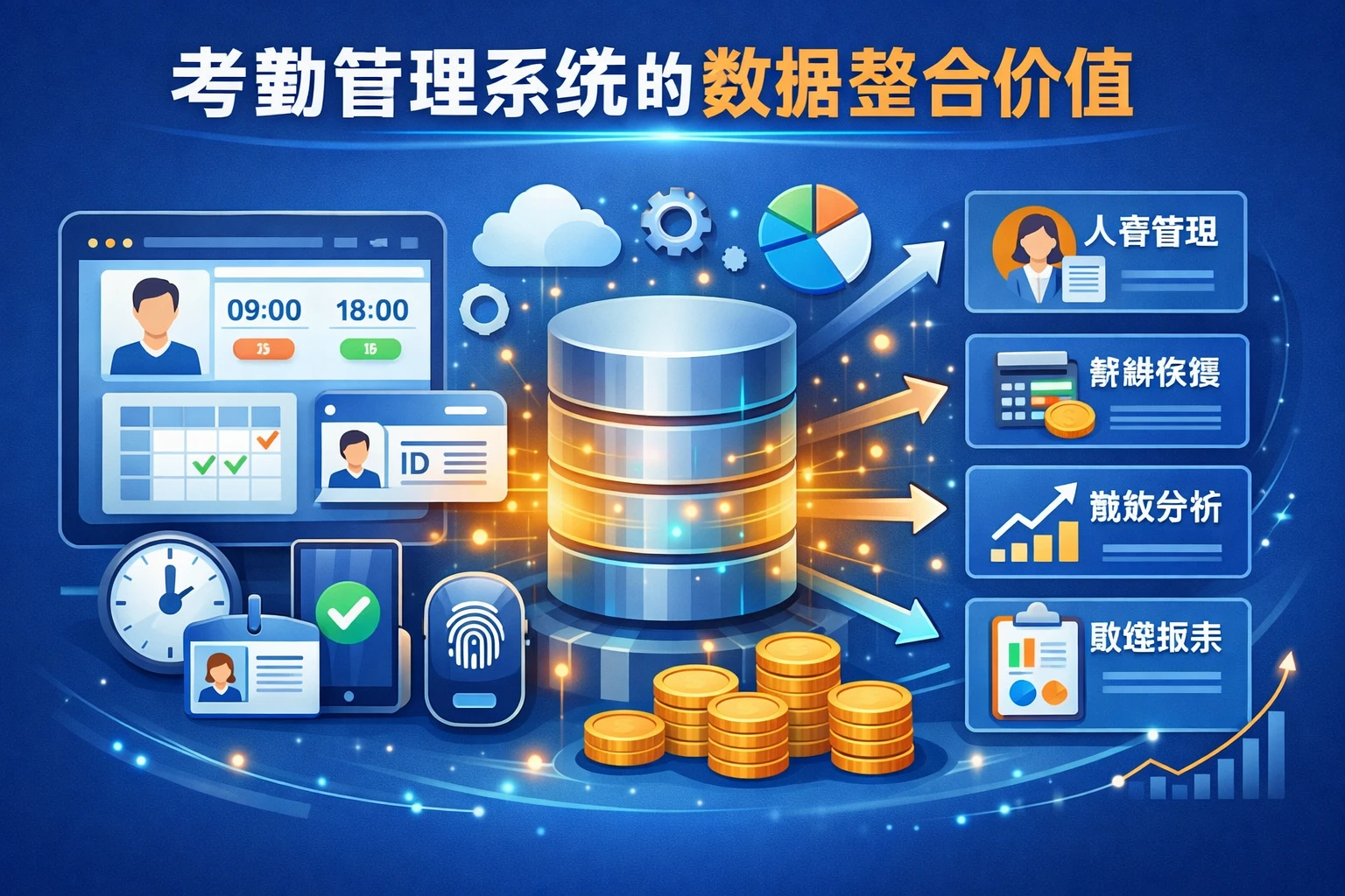 考勤管理系统的数据整合价值