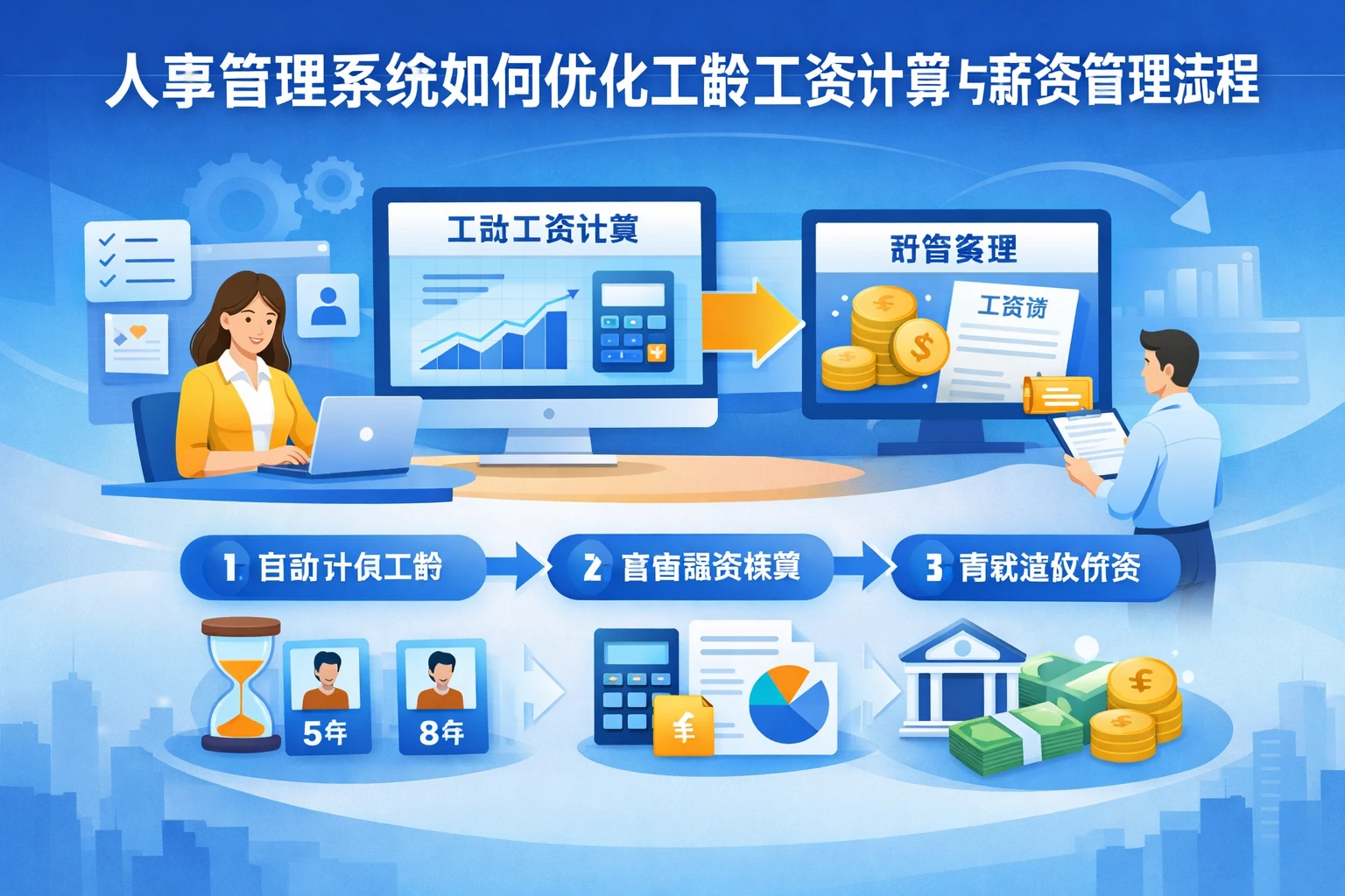 人事管理系统如何优化工龄工资计算与薪资管理流程