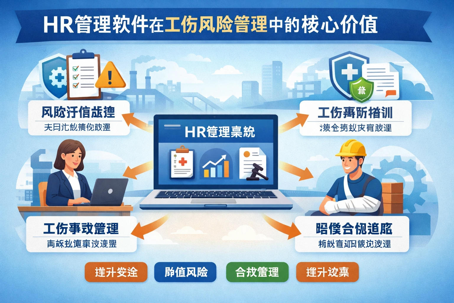 HR管理软件在工伤风险管理中的核心价值