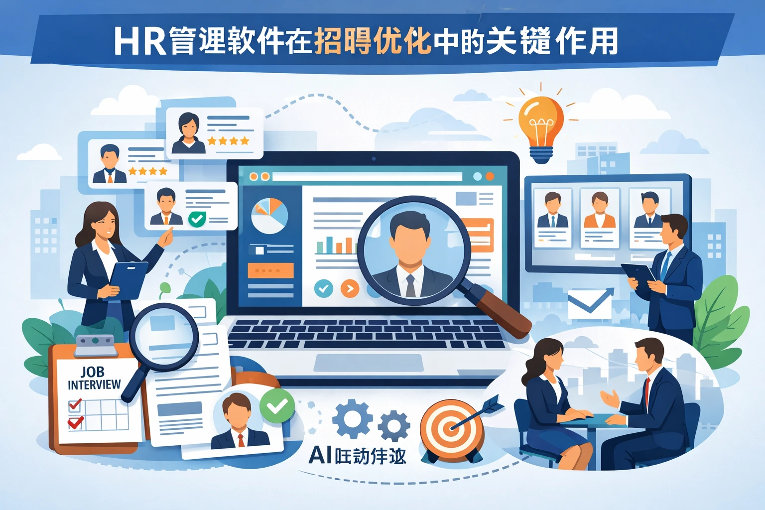 HR管理软件在招聘优化中的关键作用