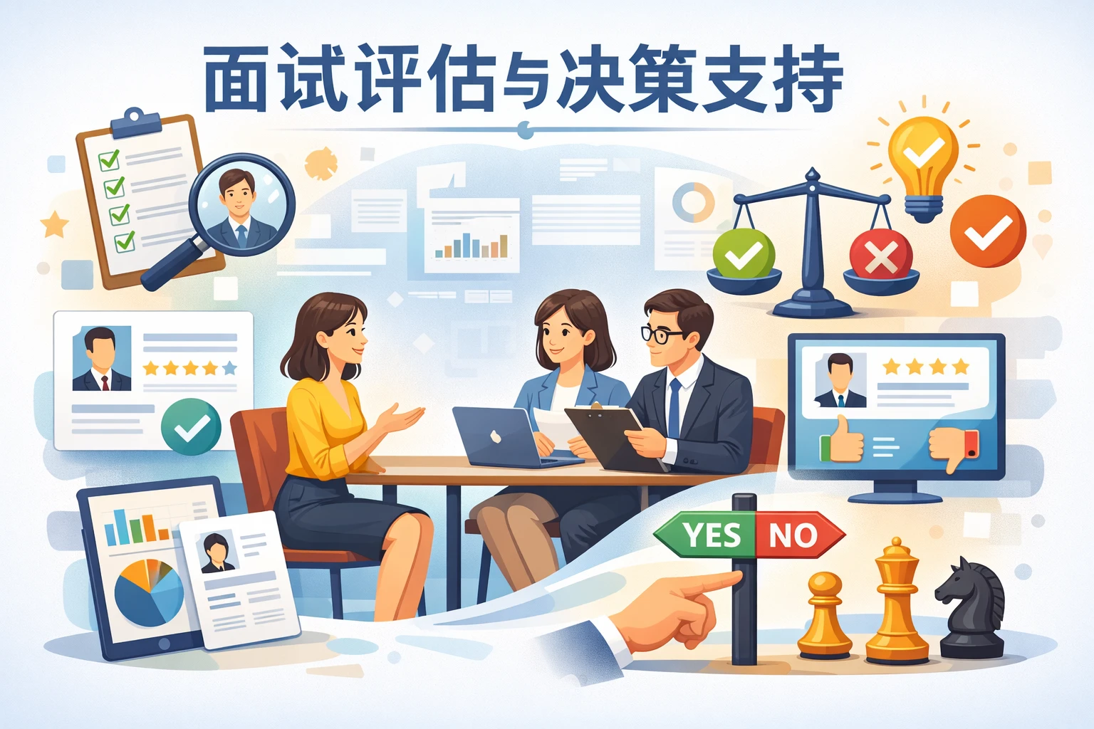 面试评估与决策支持