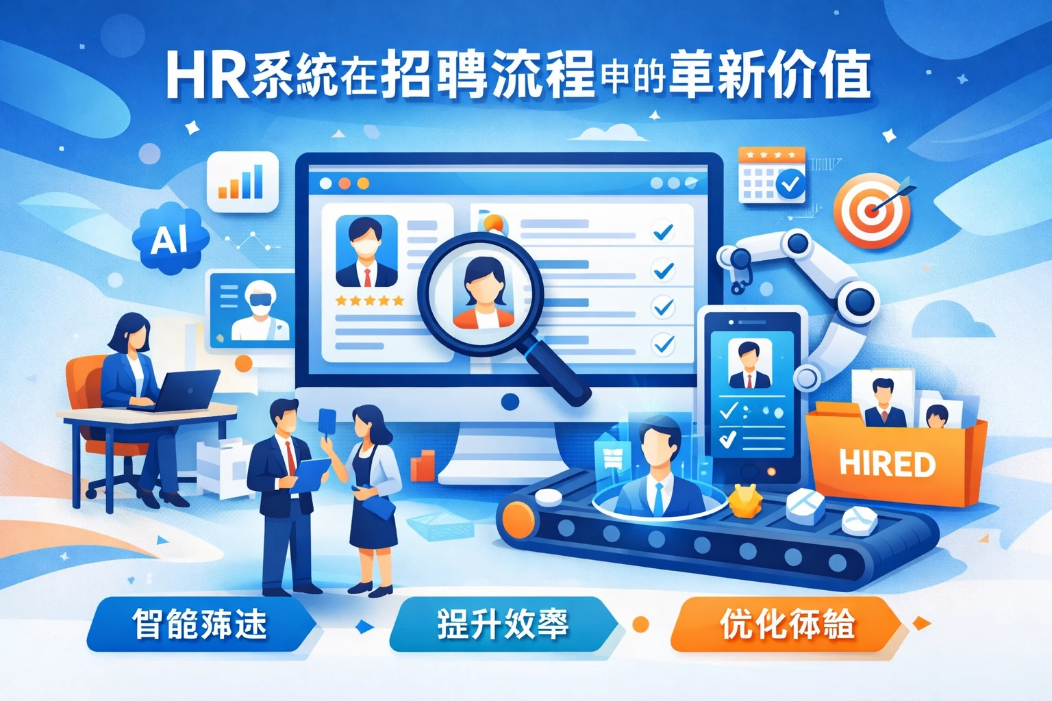 HR系统在招聘流程中的革新价值