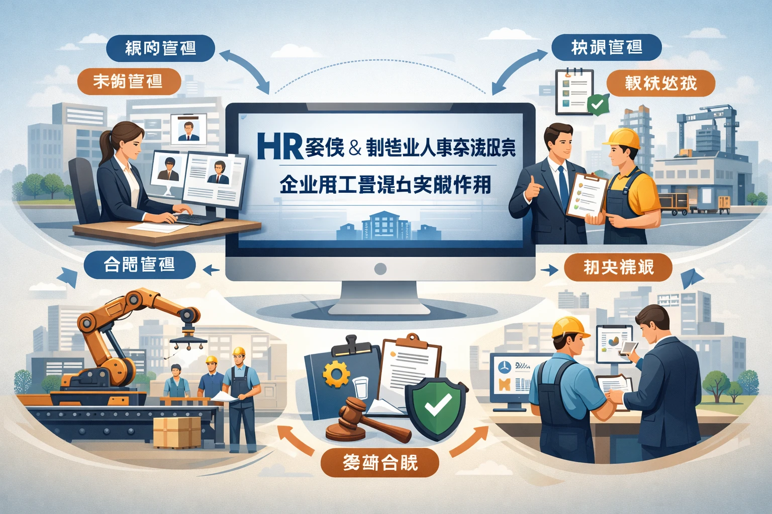 HR系统与制造业人事系统实施服务在企业用工管理中的关键作用