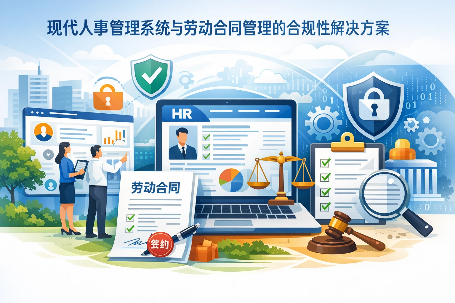 现代人事管理系统与劳动合同管理的合规性解决方案