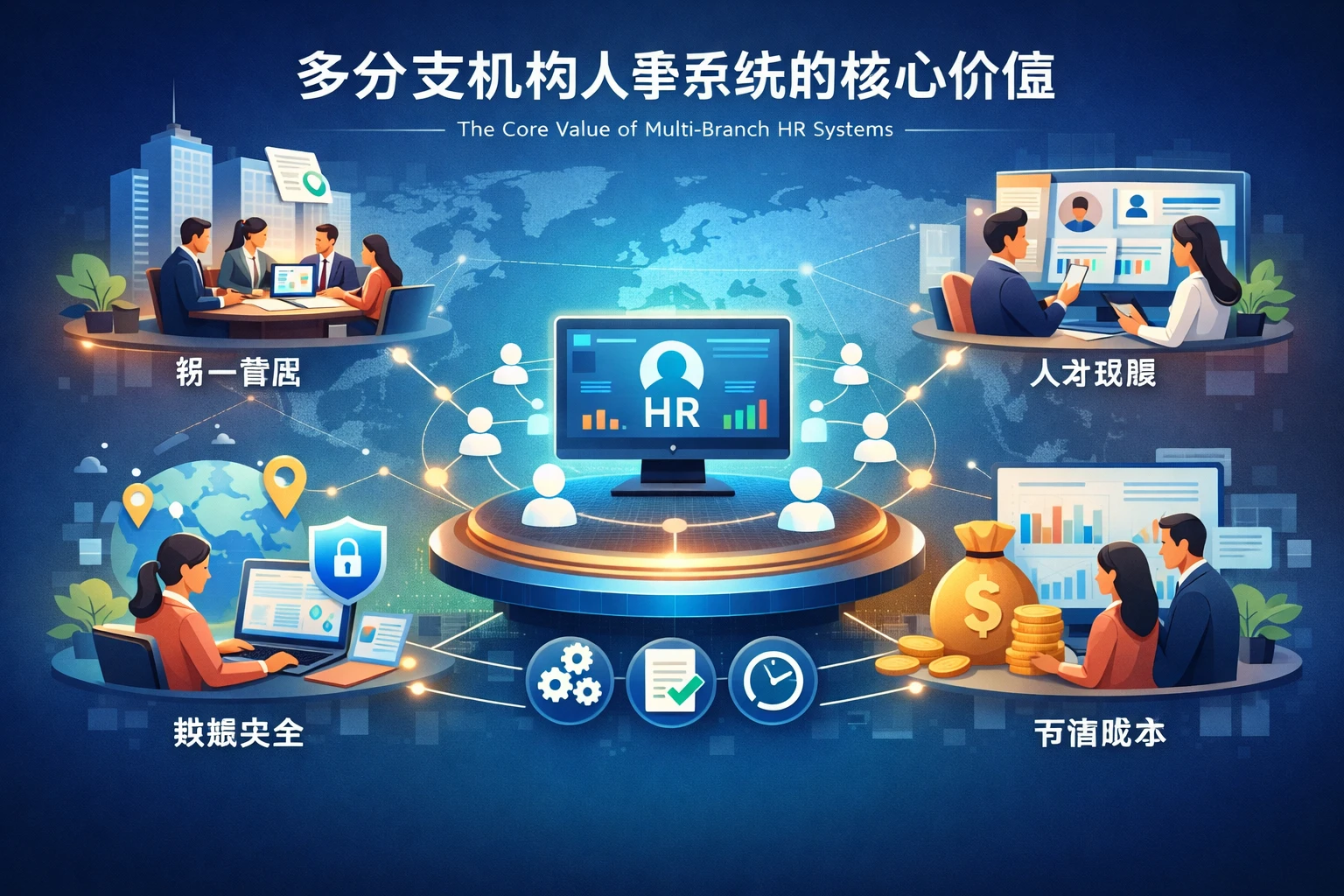 多分支机构人事系统的核心价值