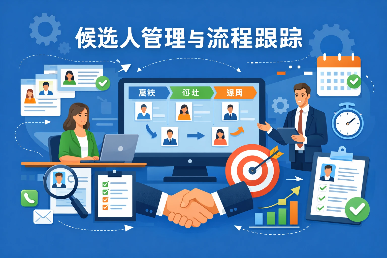 候选人管理与流程跟踪