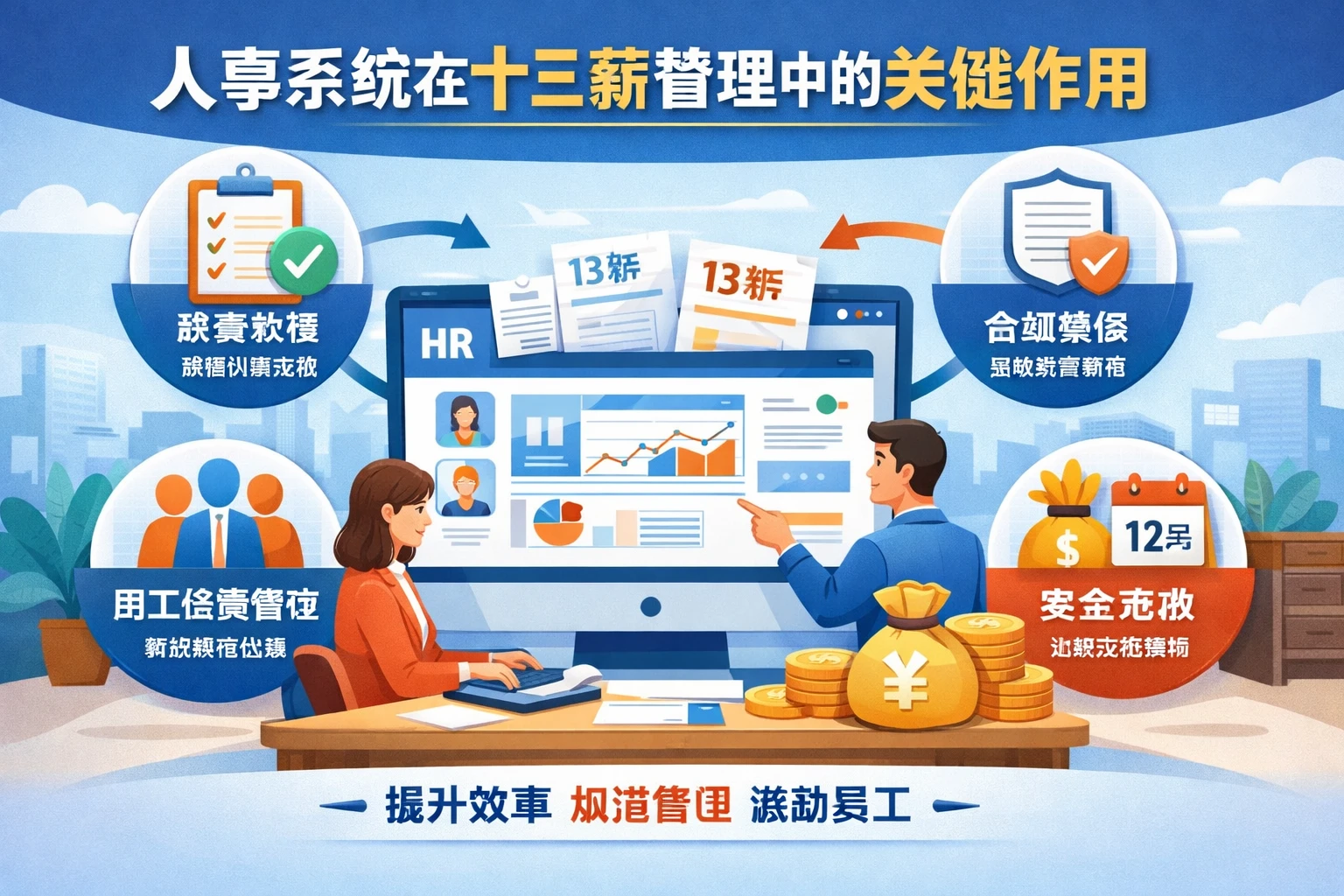 人事系统在十三薪管理中的关键作用