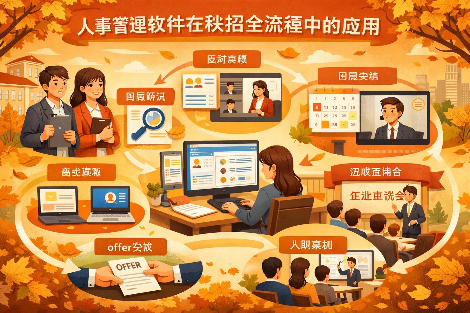人事管理软件在秋招全流程中的应用