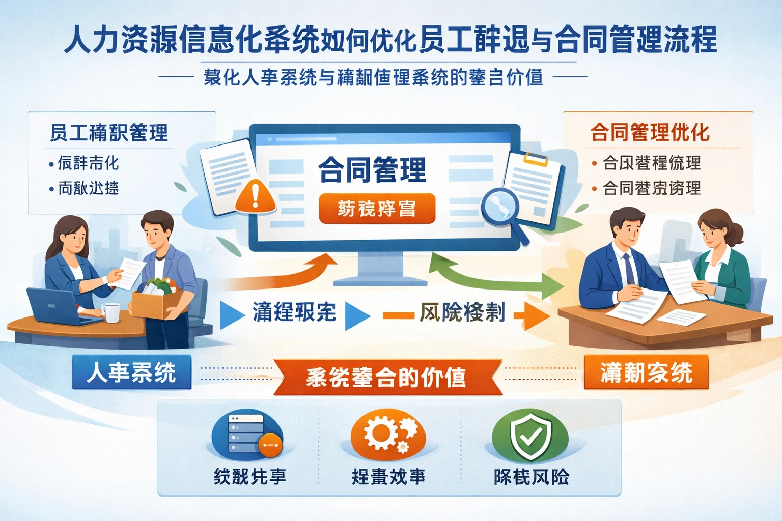 人力资源信息化系统如何优化员工辞退与合同管理流程——兼论人事系统与薪酬管理系统的整合价值
