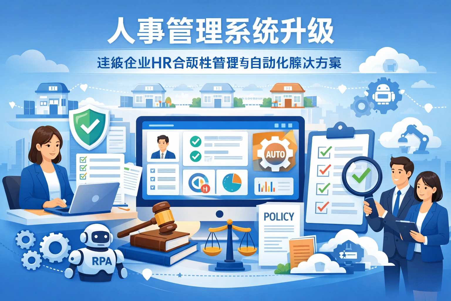 人事管理系统升级：连锁企业HR合规性管理与自动化解决方案