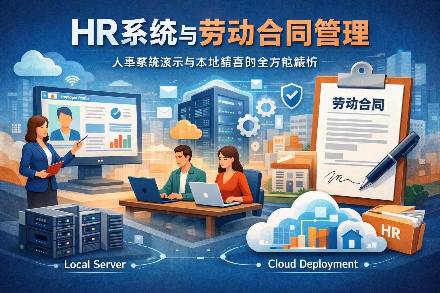 HR系统与劳动合同管理:人事系统演示与本地部署的全方位解析