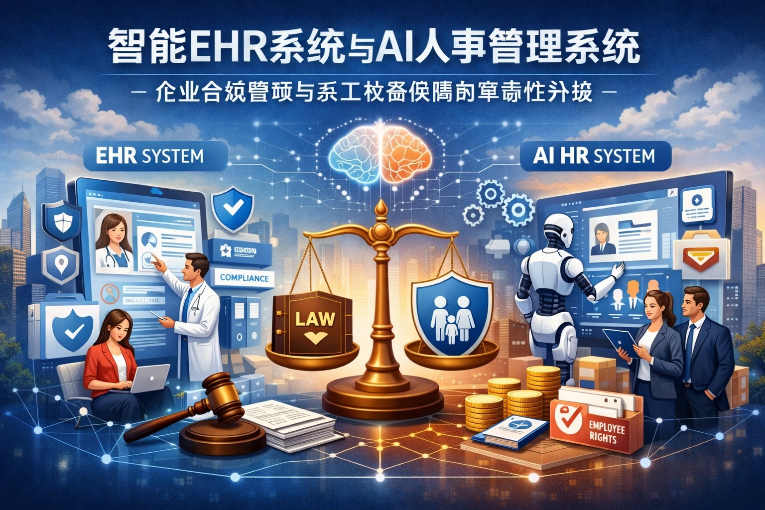智能EHR系统与AI人事管理系统:企业合规管理与员工权益保障的革命性升级