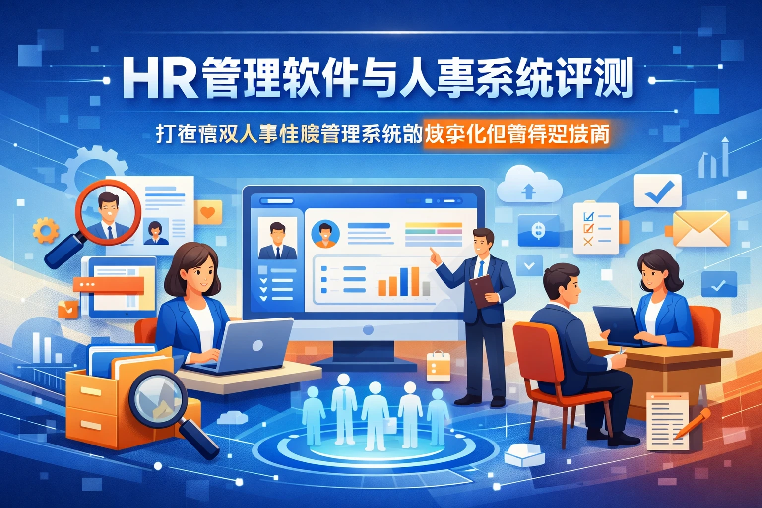 HR管理软件与人事系统评测:打造高效人事档案管理系统的数字化招聘转型指南