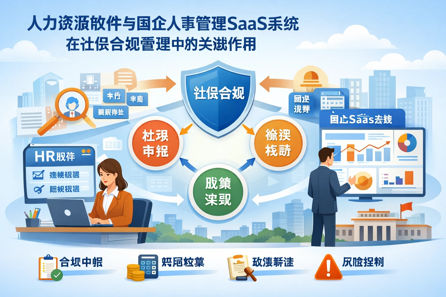 人力资源软件与国企人事管理SaaS系统在社保合规管理中的关键作用