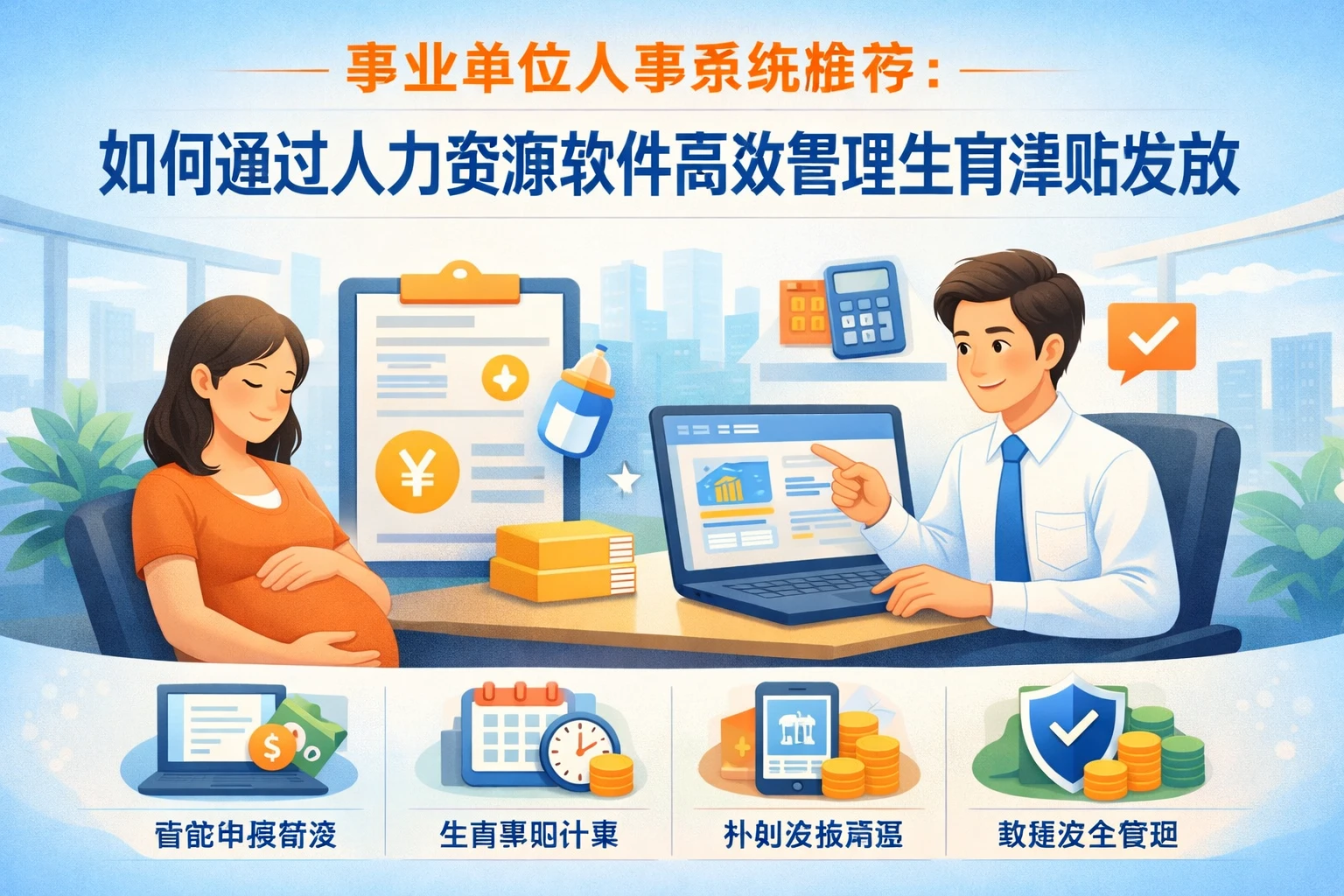 事业单位人事系统推荐：如何通过人力资源软件高效管理生育津贴发放