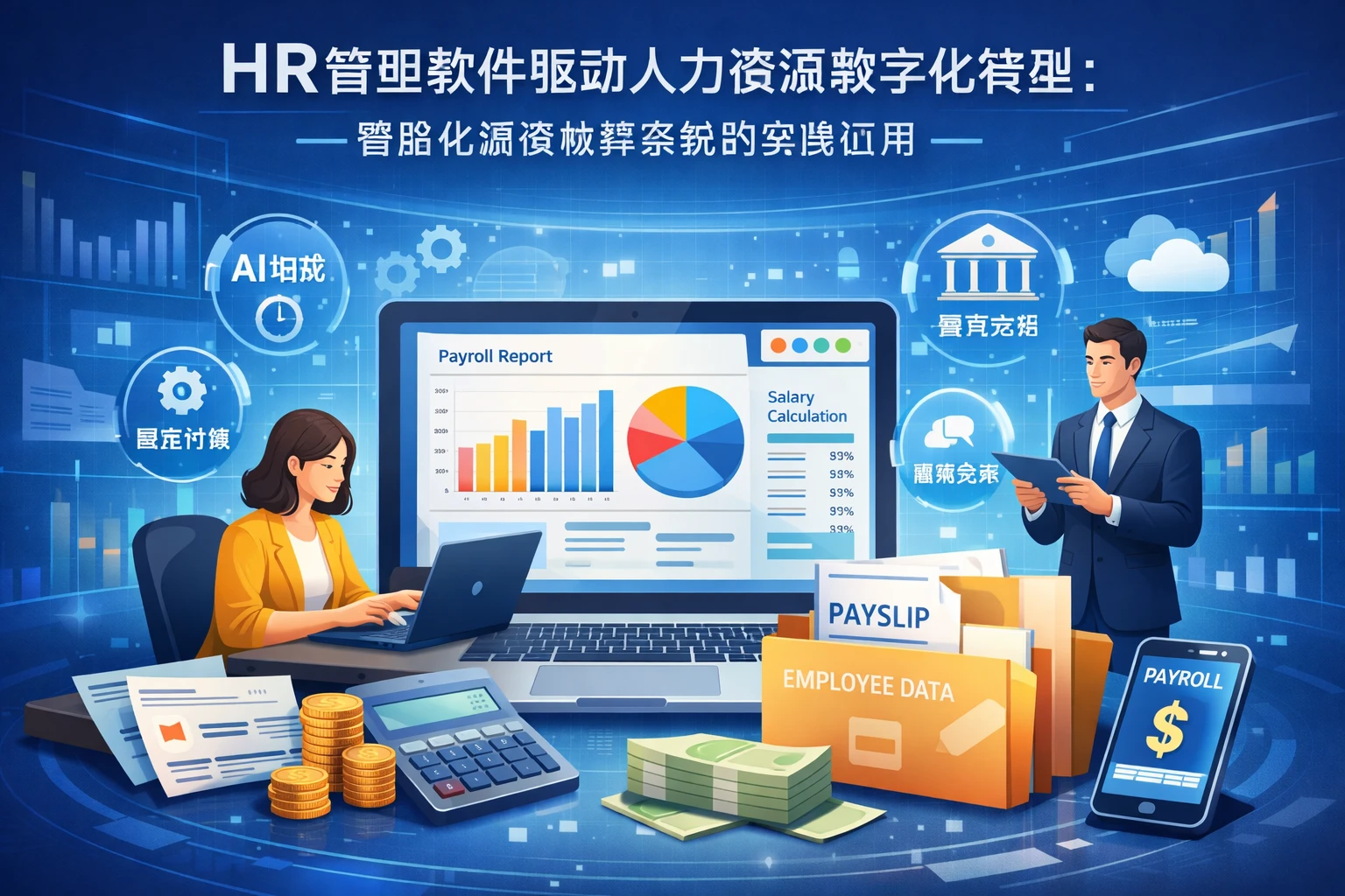 HR管理软件驱动人力资源数字化转型：智能化薪资核算系统的实践应用