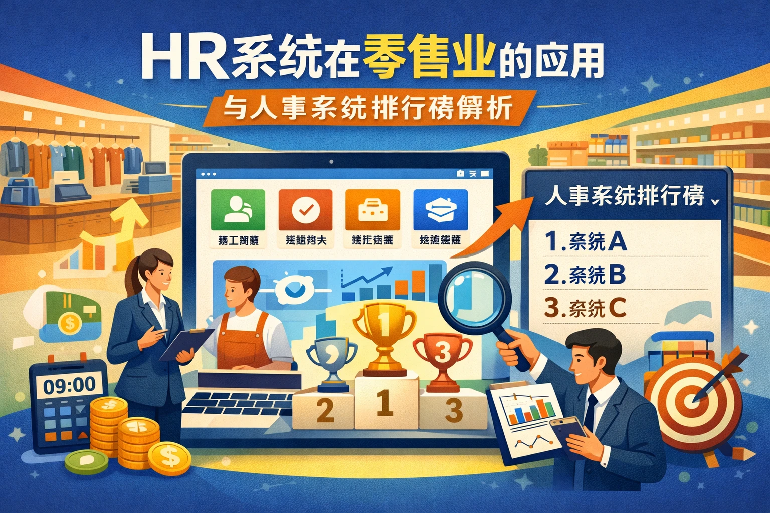 HR系统在零售业的应用与人事系统排行榜解析