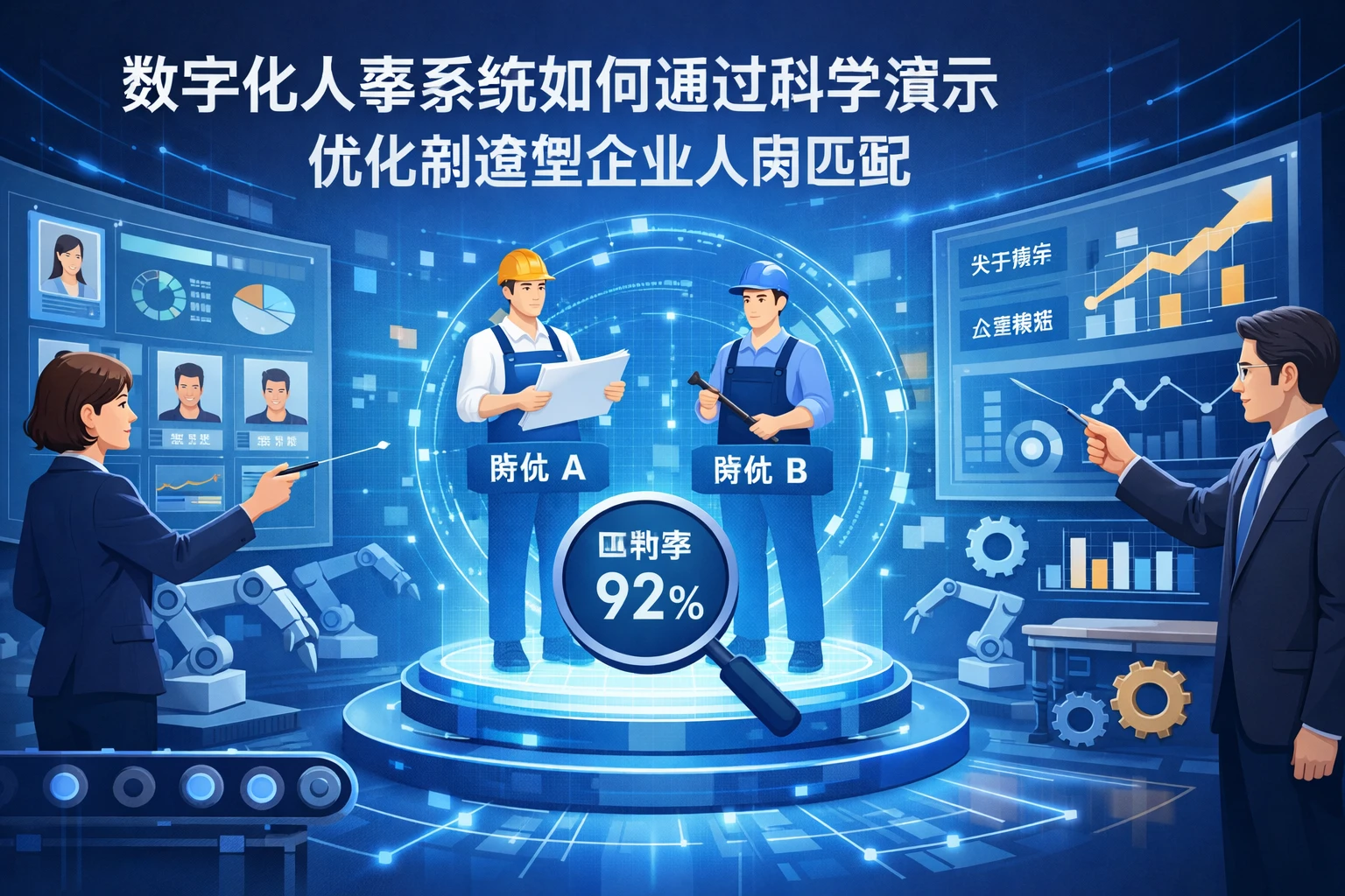 数字化人事系统如何通过科学演示优化制造型企业人岗匹配