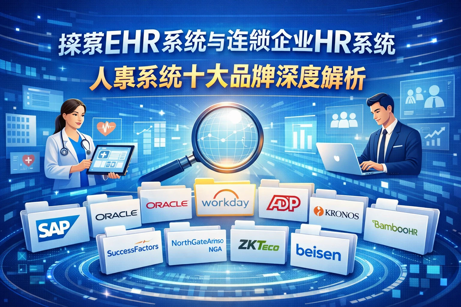 探索EHR系统与连锁企业HR系统：人事系统十大品牌深度解析