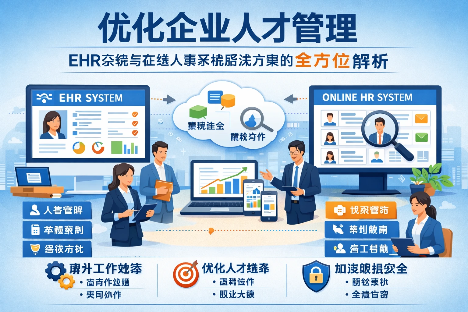 优化企业人才管理：EHR系统与在线人事系统解决方案的全方位解析