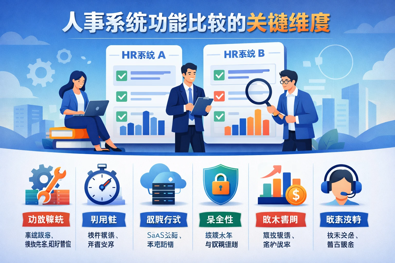 人事系统功能比较的关键维度