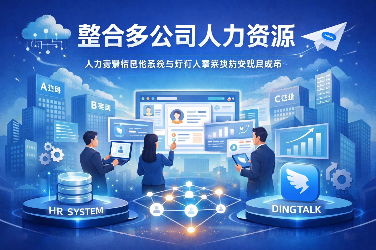 整合多公司人力资源:人力资源信息化系统与钉钉人事系统的实战白皮书