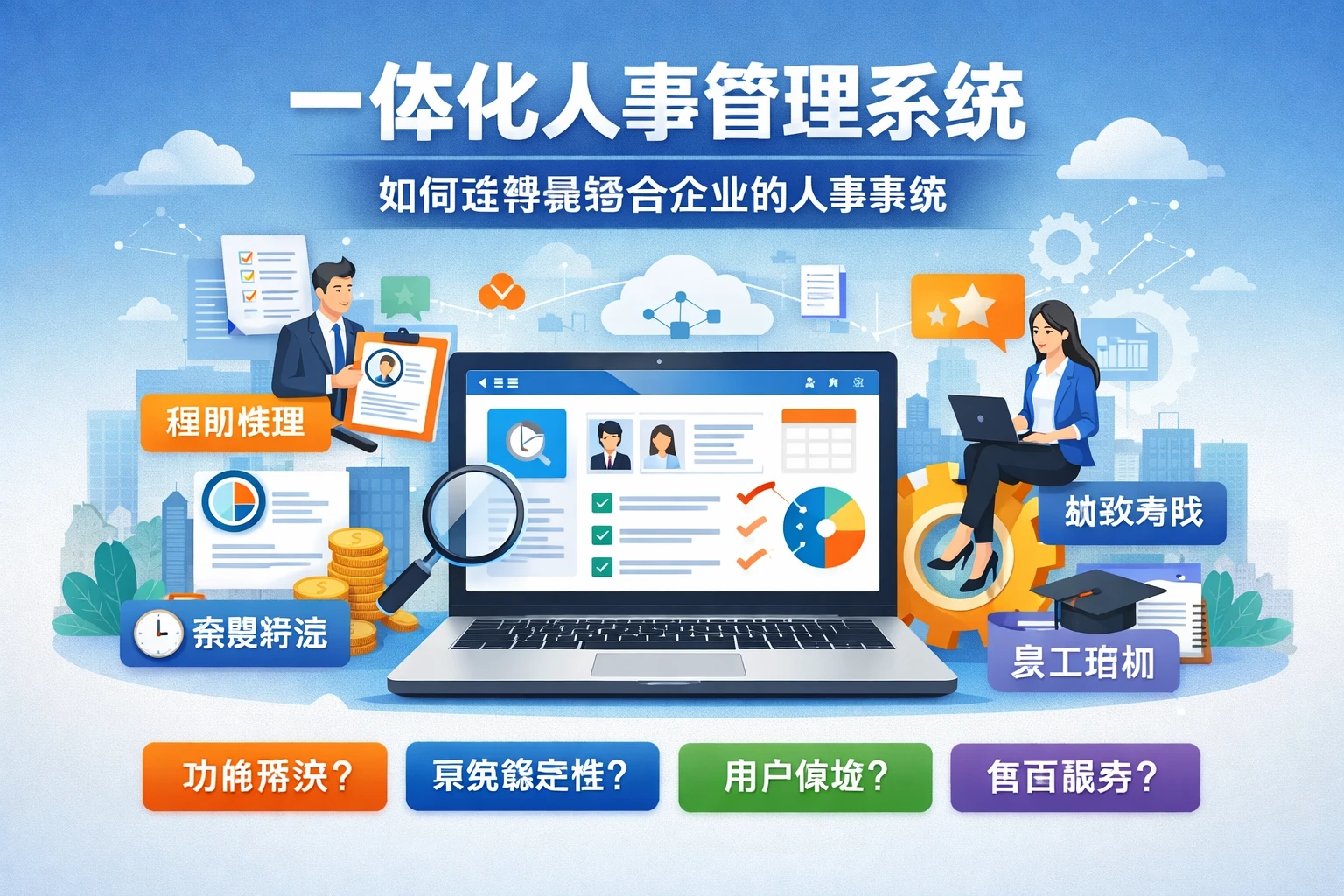 一体化人事管理系统：如何选择最适合企业的人事系统