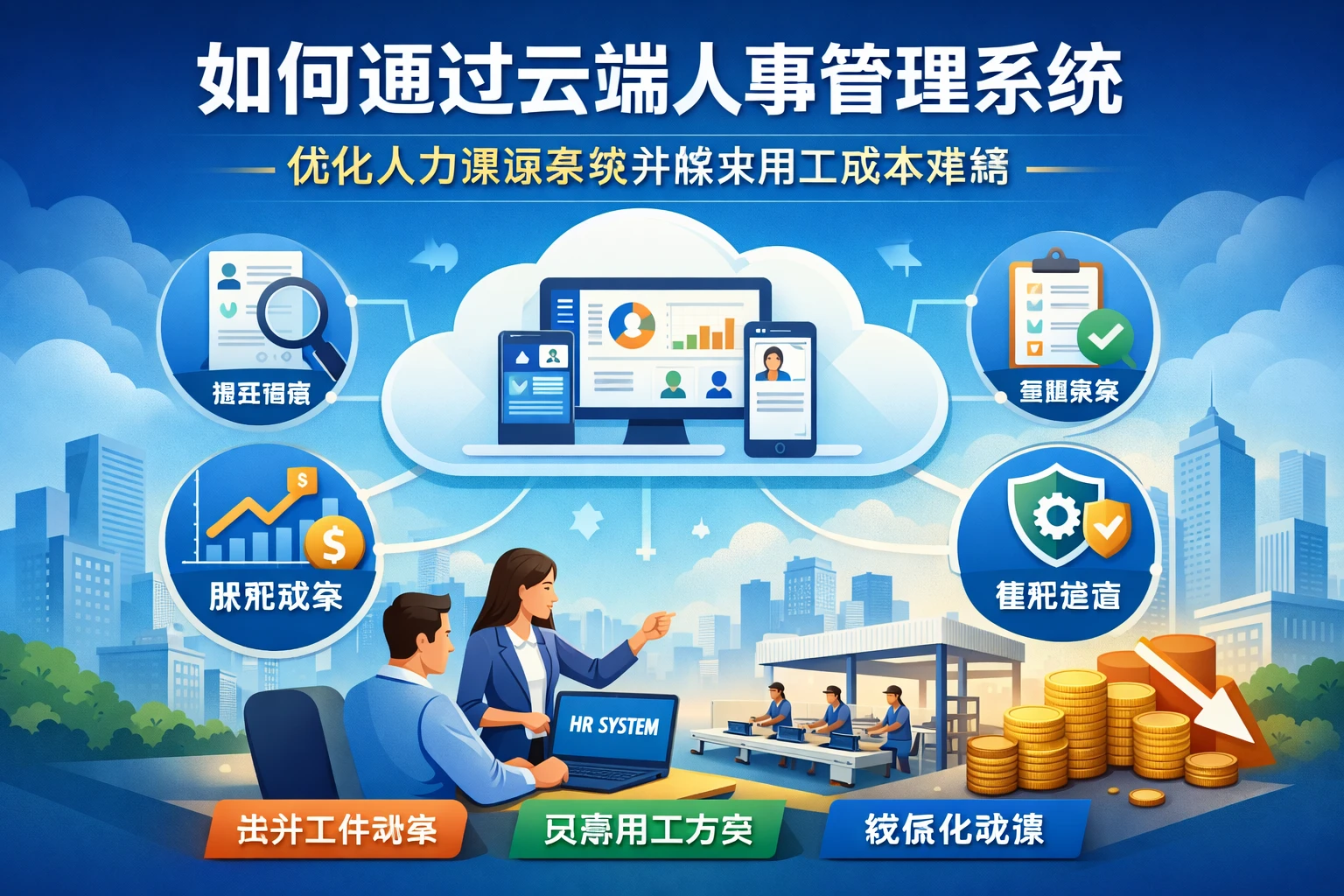 如何通过云端人事管理系统优化人力资源系统并解决用工成本难题