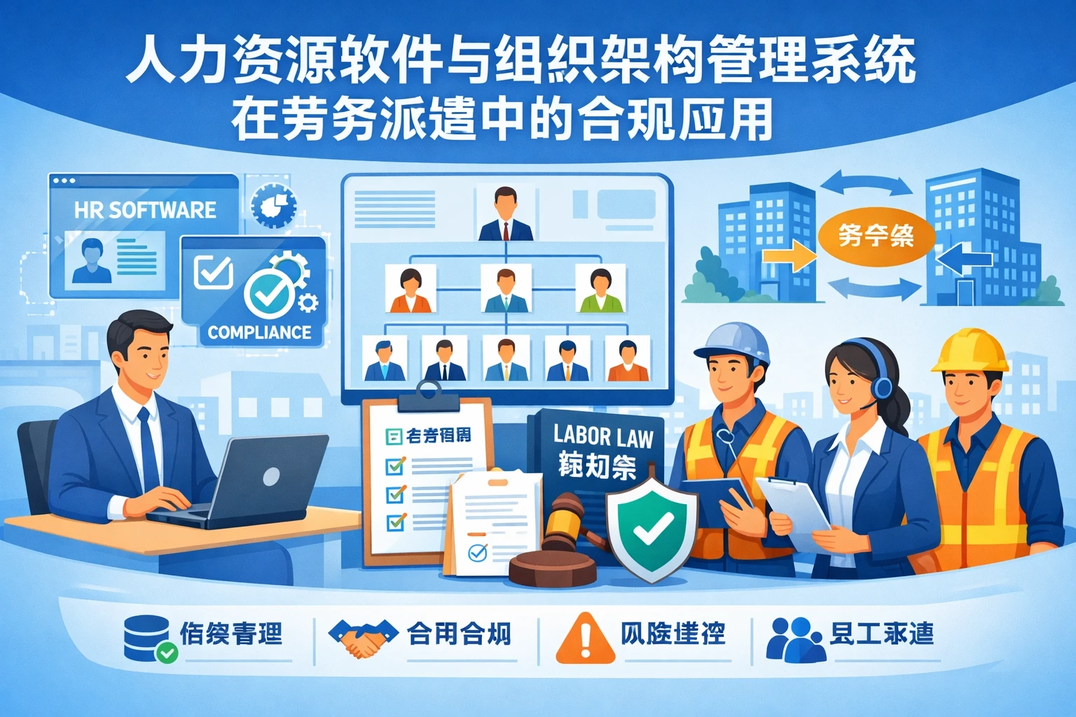 人力资源软件与组织架构管理系统在劳务派遣中的合规应用