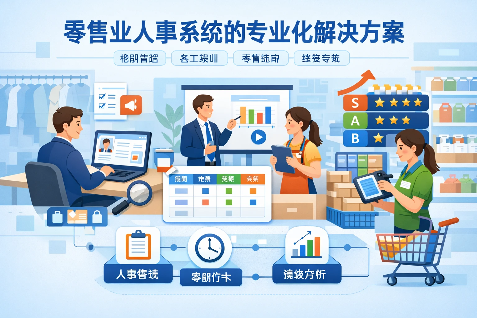 零售业人事系统的专业化解决方案