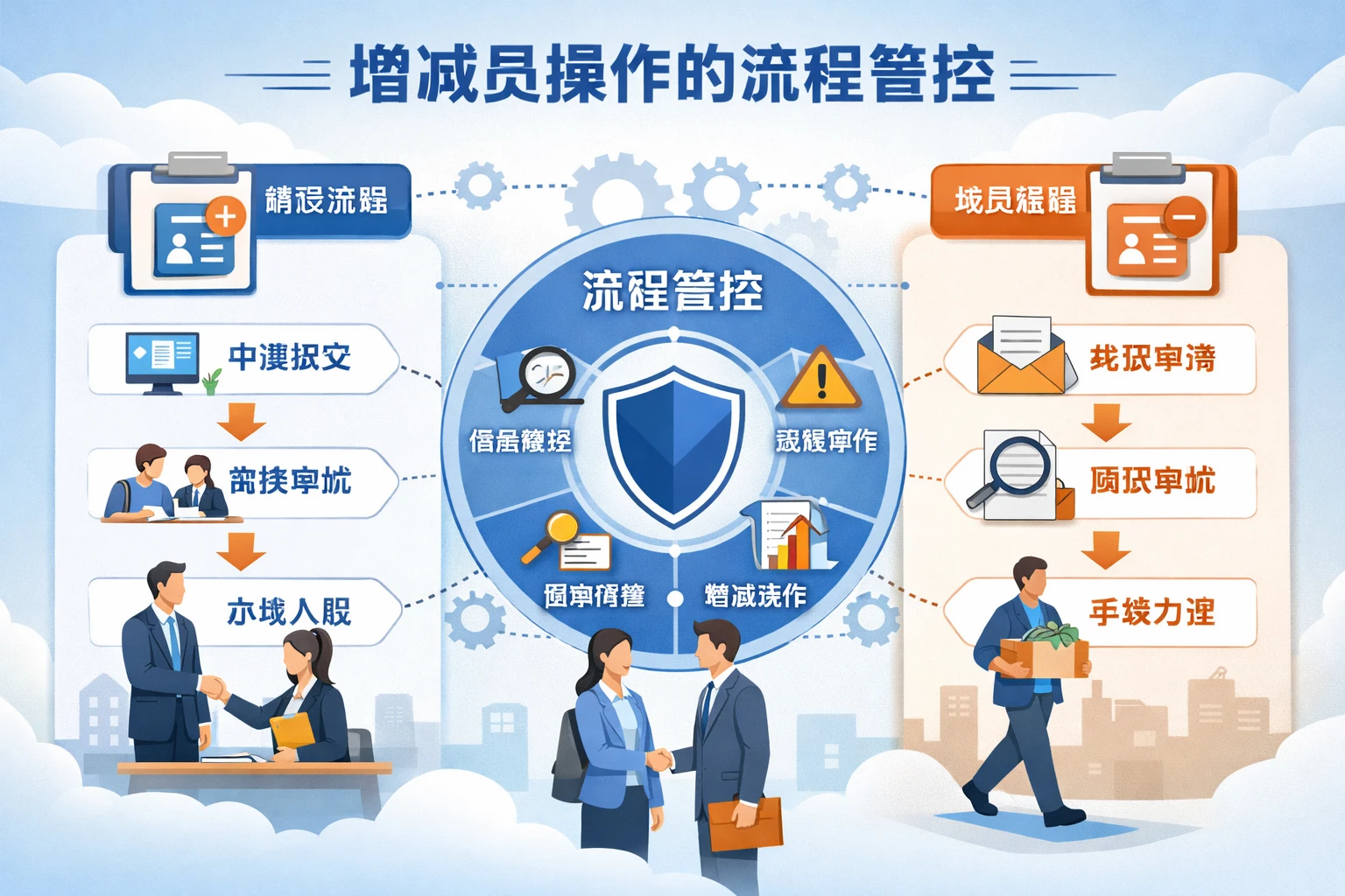 增减员操作的流程管控