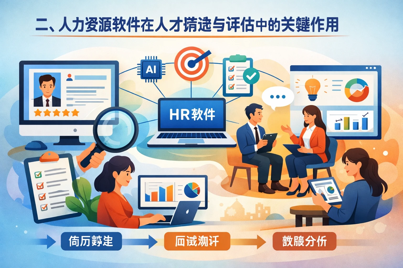 二、人力资源软件在人才筛选与评估中的关键作用