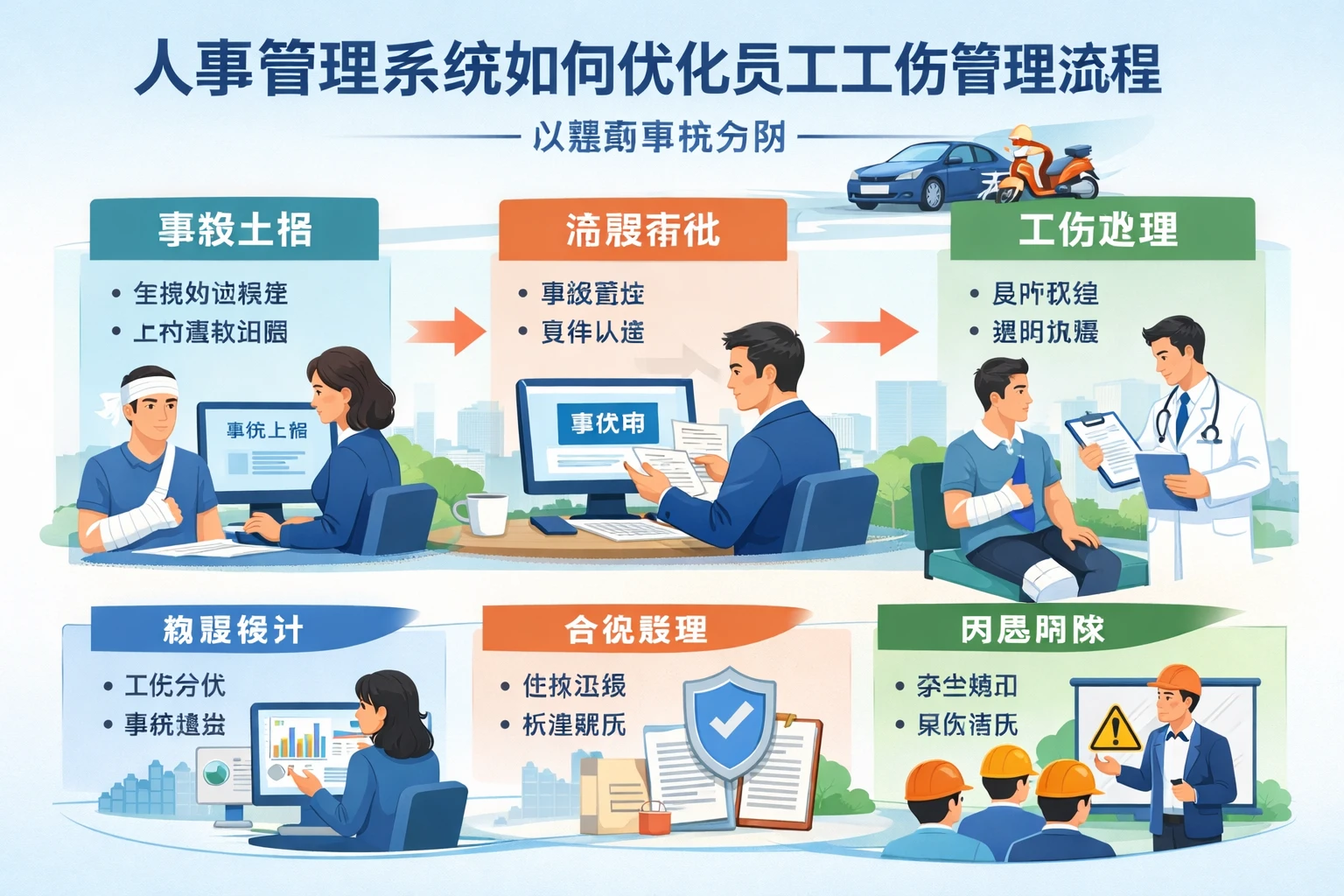 人事管理系统如何优化员工工伤管理流程——以通勤事故为例