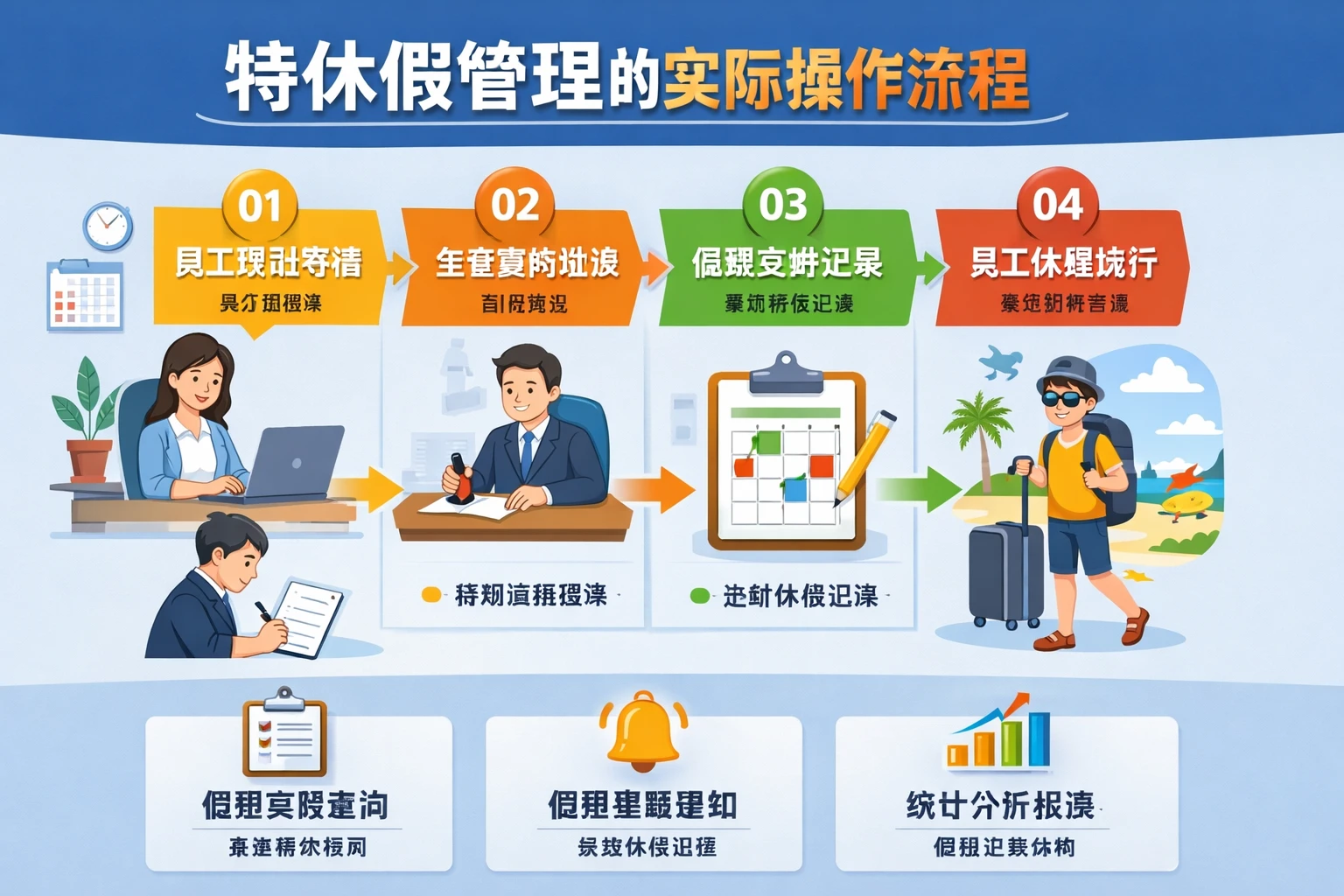 特休假管理的实际操作流程