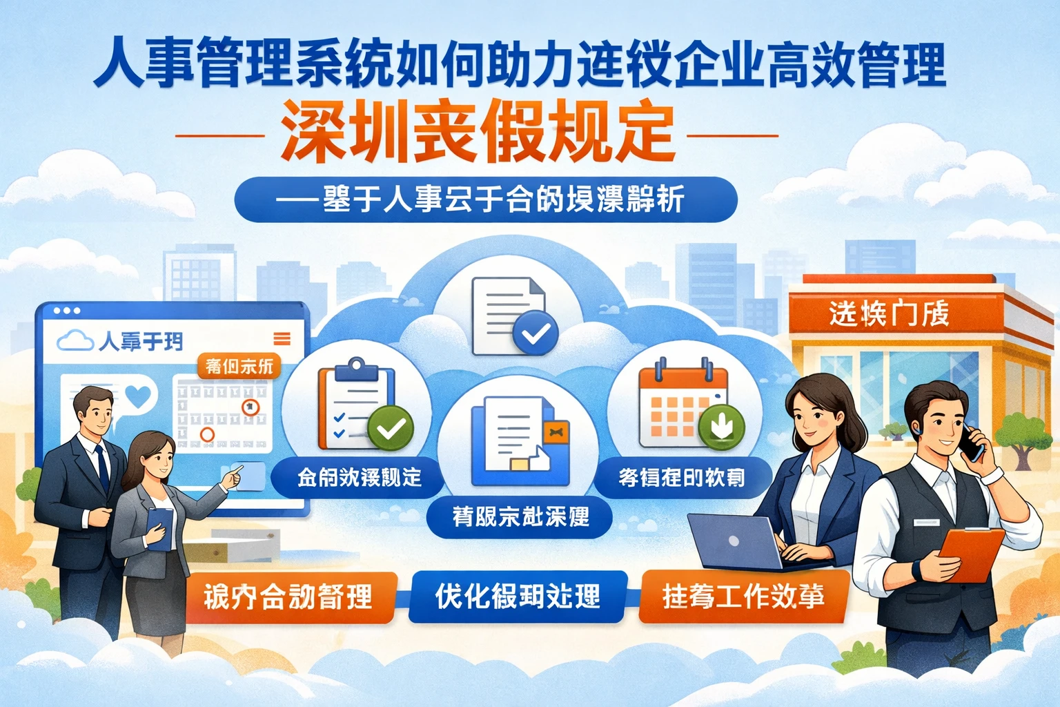 人事管理系统如何助力连锁企业高效管理深圳丧假规定——基于人事云平台的深度解析