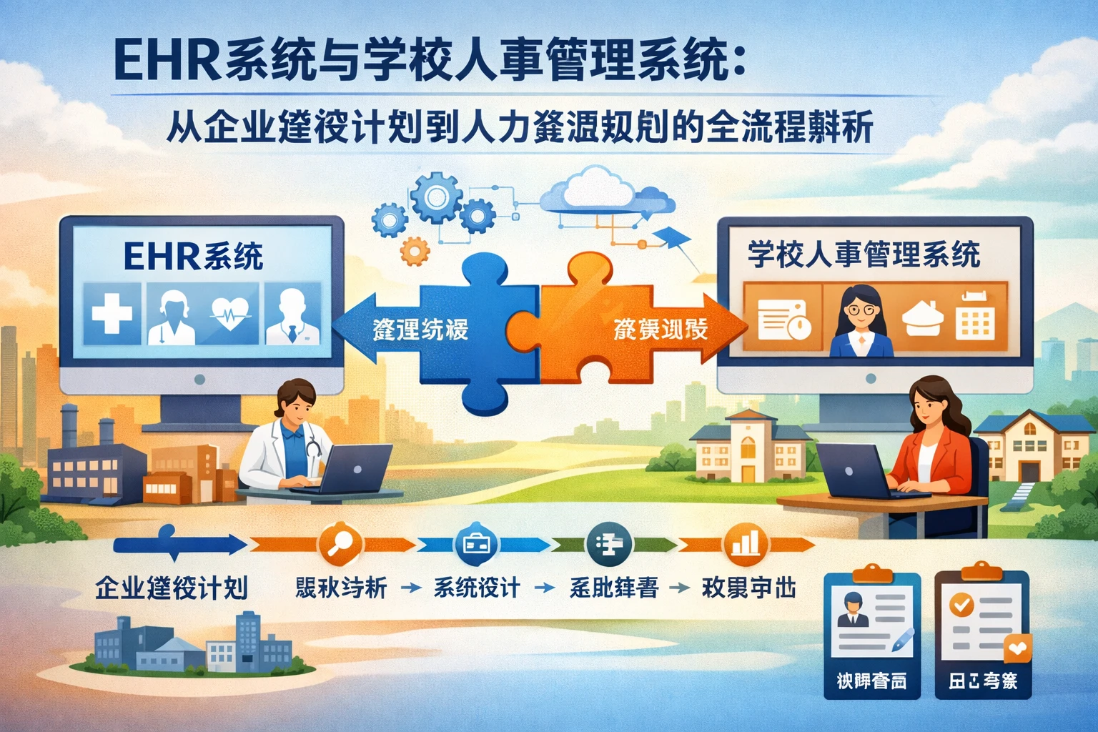 EHR系统与学校人事管理系统：从企业建设计划到人力资源规划的全流程解析