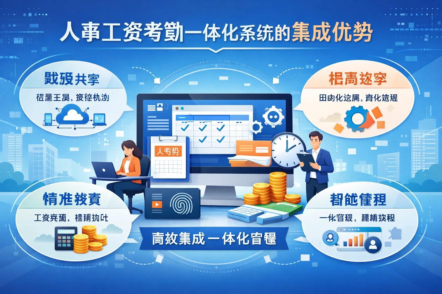 人事工资考勤一体化系统的集成优势