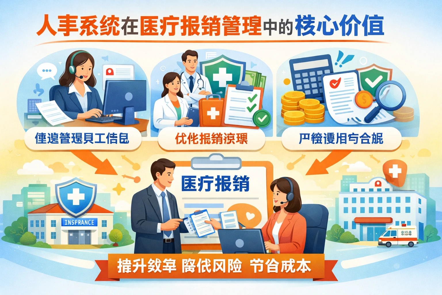人事系统在医疗报销管理中的核心价值